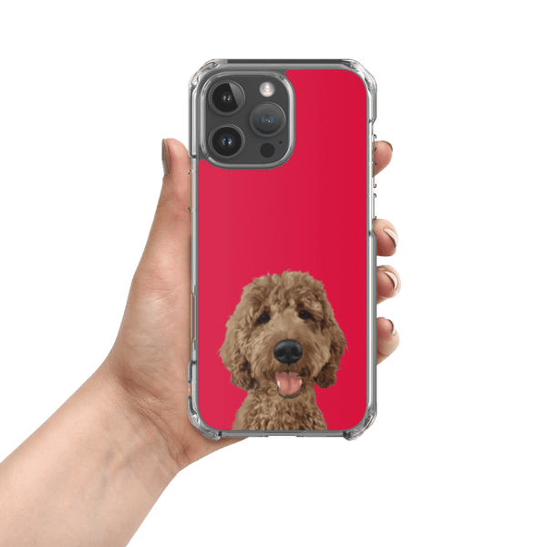 Cover de teléfono con retratos de mascotas