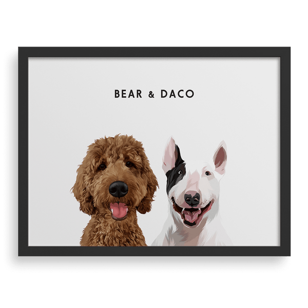 Retrato de mascota personalizado