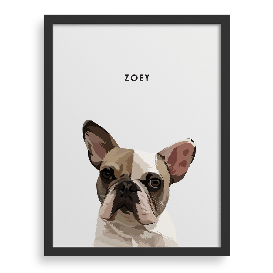 Retrato de mascota personalizado