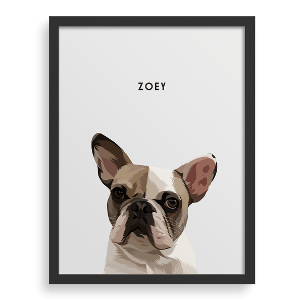 Retrato de mascota personalizado