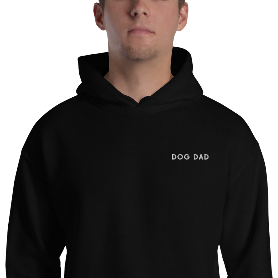 Sudadera con capucha bordada Dog Dad
