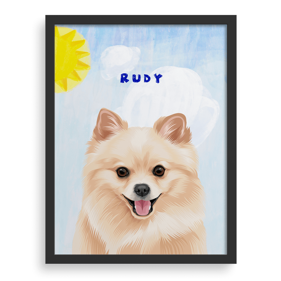 Retrato de una mascota de Dog Man