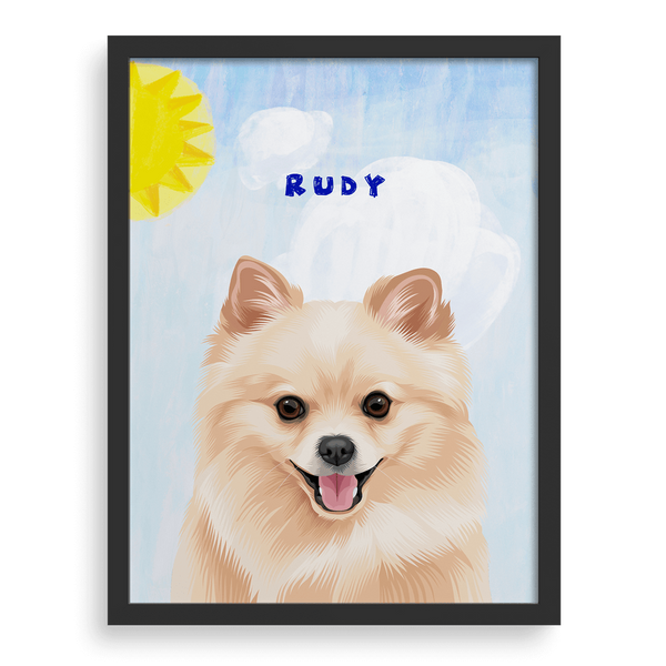 Retrato de una mascota de Dog Man