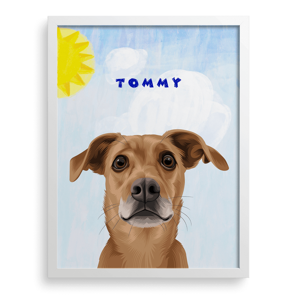 Retrato de una mascota de Dog Man