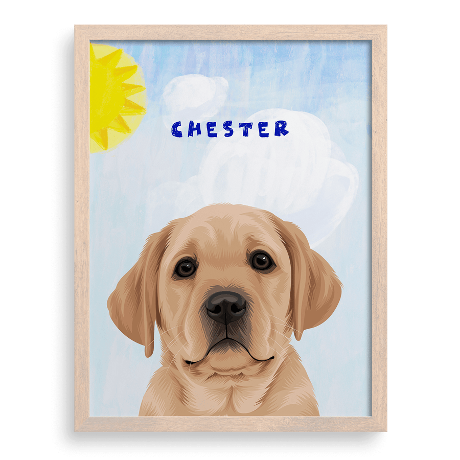 Retrato de una mascota de Dog Man