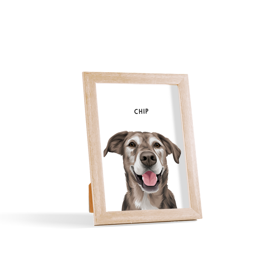 Retrato de una mascota para escritorio