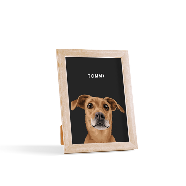 Retrato de una mascota para escritorio