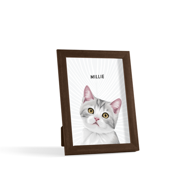 Retrato de una mascota para escritorio