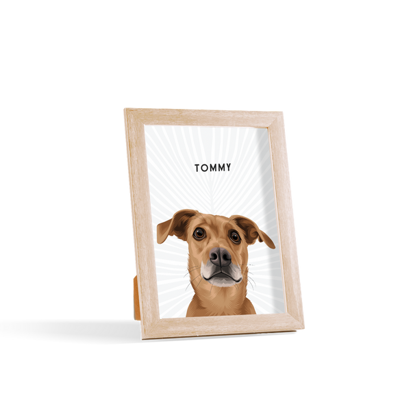 Retrato de una mascota para escritorio