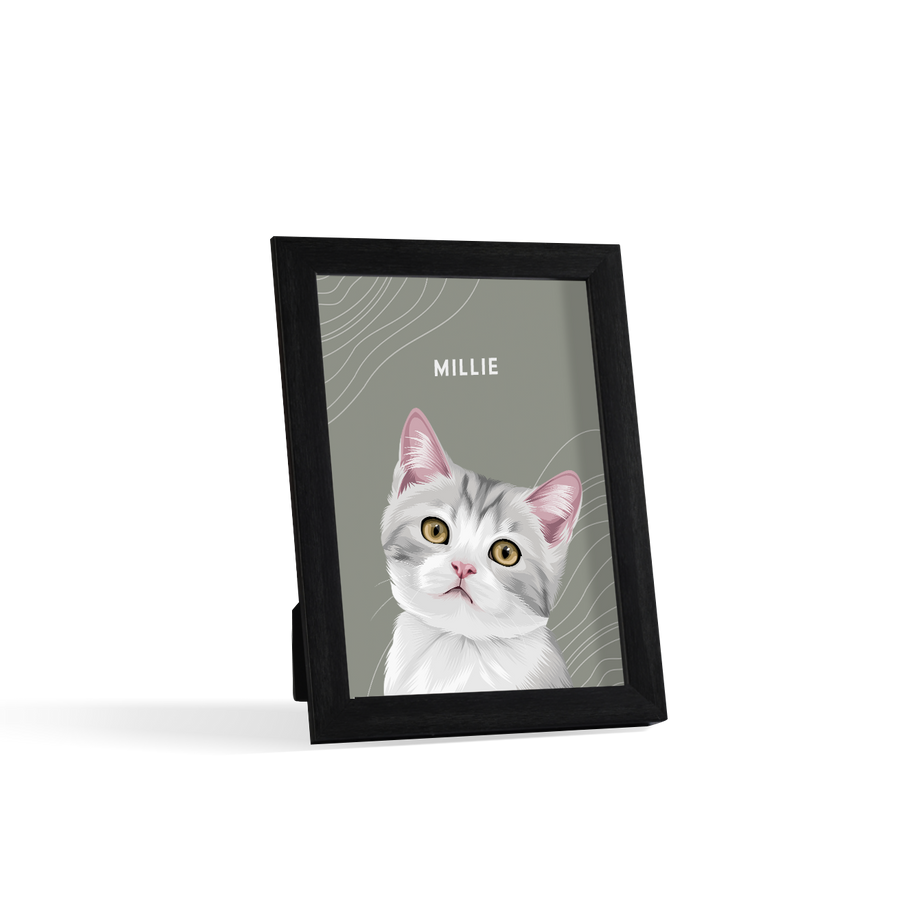 Retrato de una mascota para escritorio