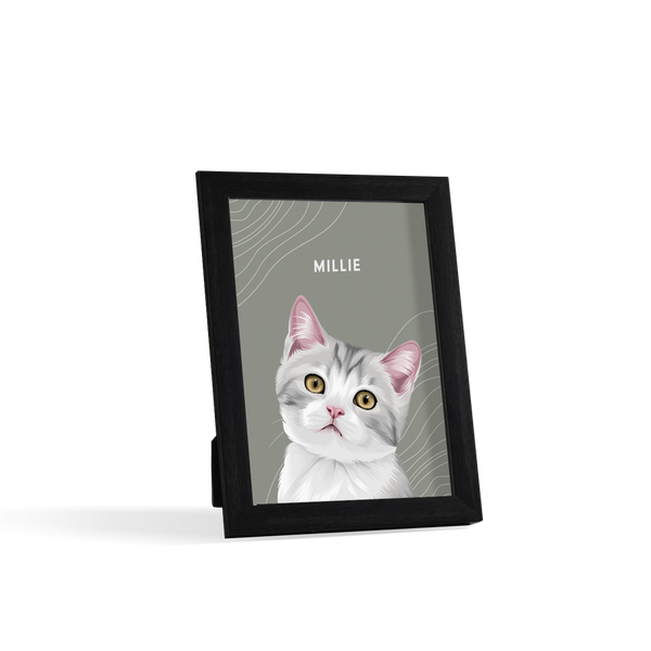 Retrato de una mascota para escritorio