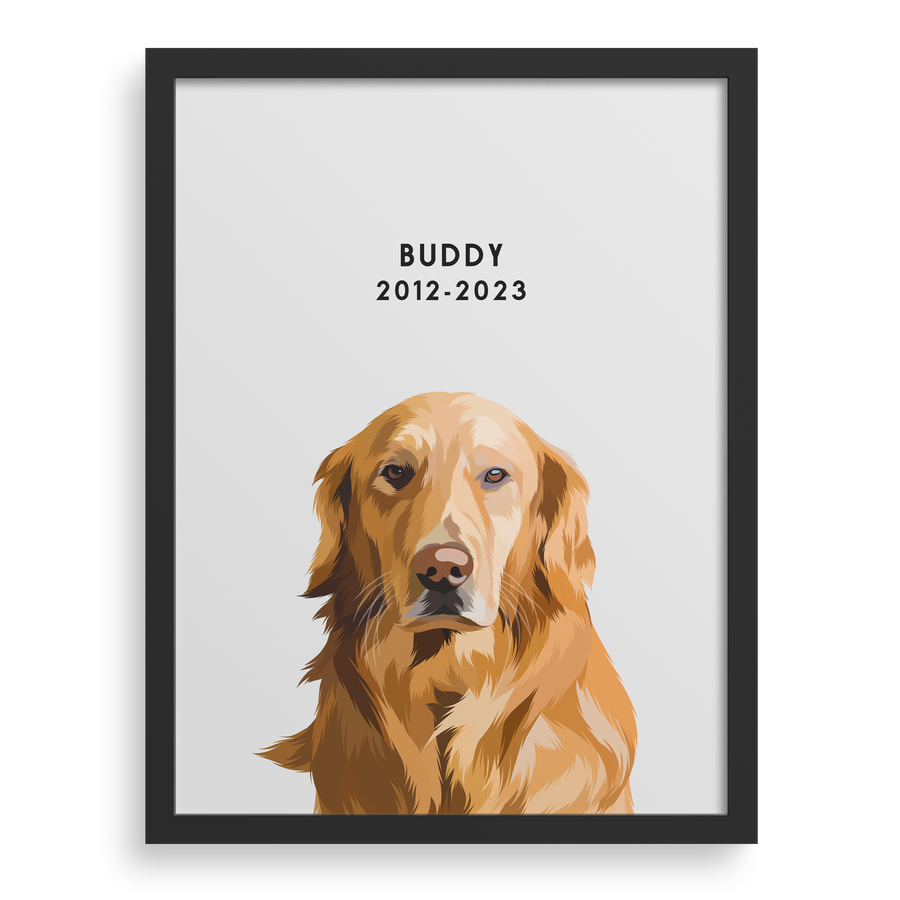 Retrato conmemorativo de mascota