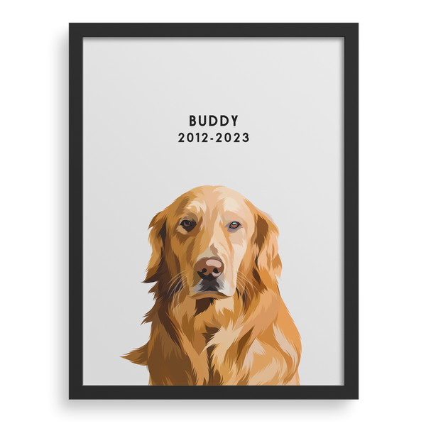 Retrato conmemorativo de mascota