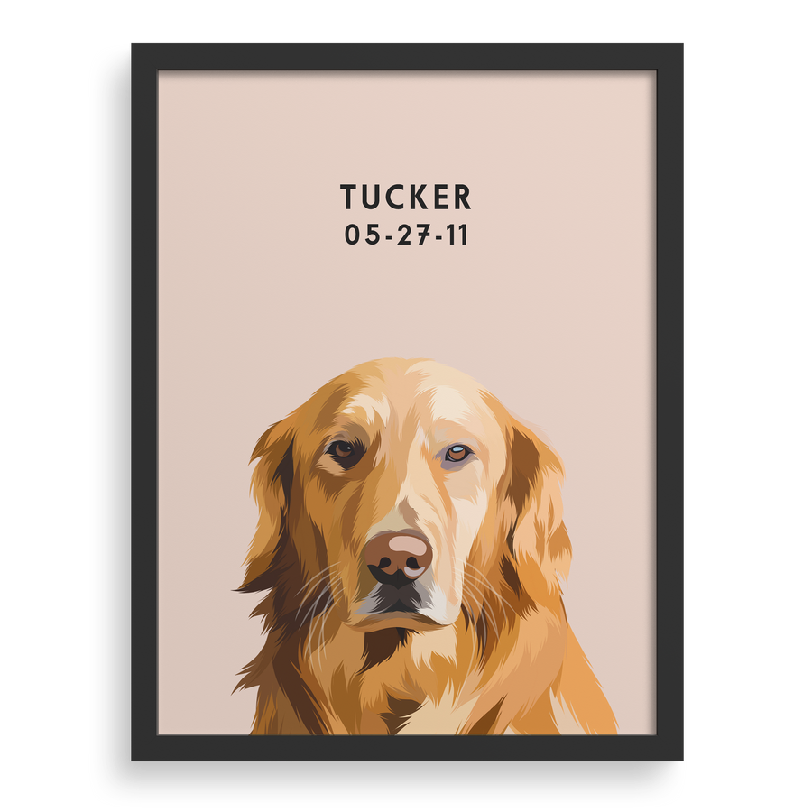 Retrato conmemorativo de mascota