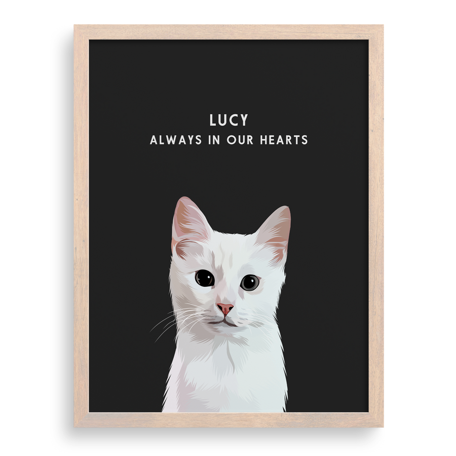 Retrato conmemorativo de mascota