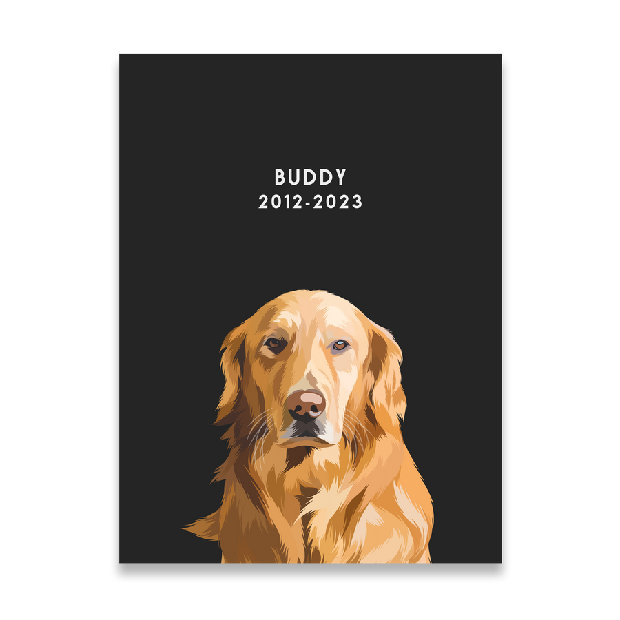 Retrato conmemorativo de mascota