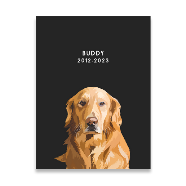 Retrato conmemorativo de mascota