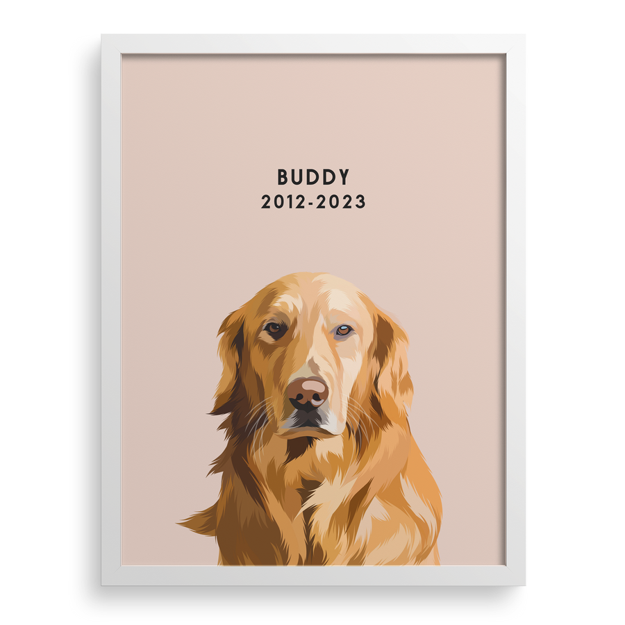 Retrato conmemorativo de mascota