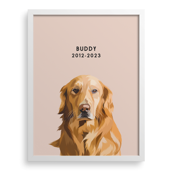 Retrato conmemorativo de mascota