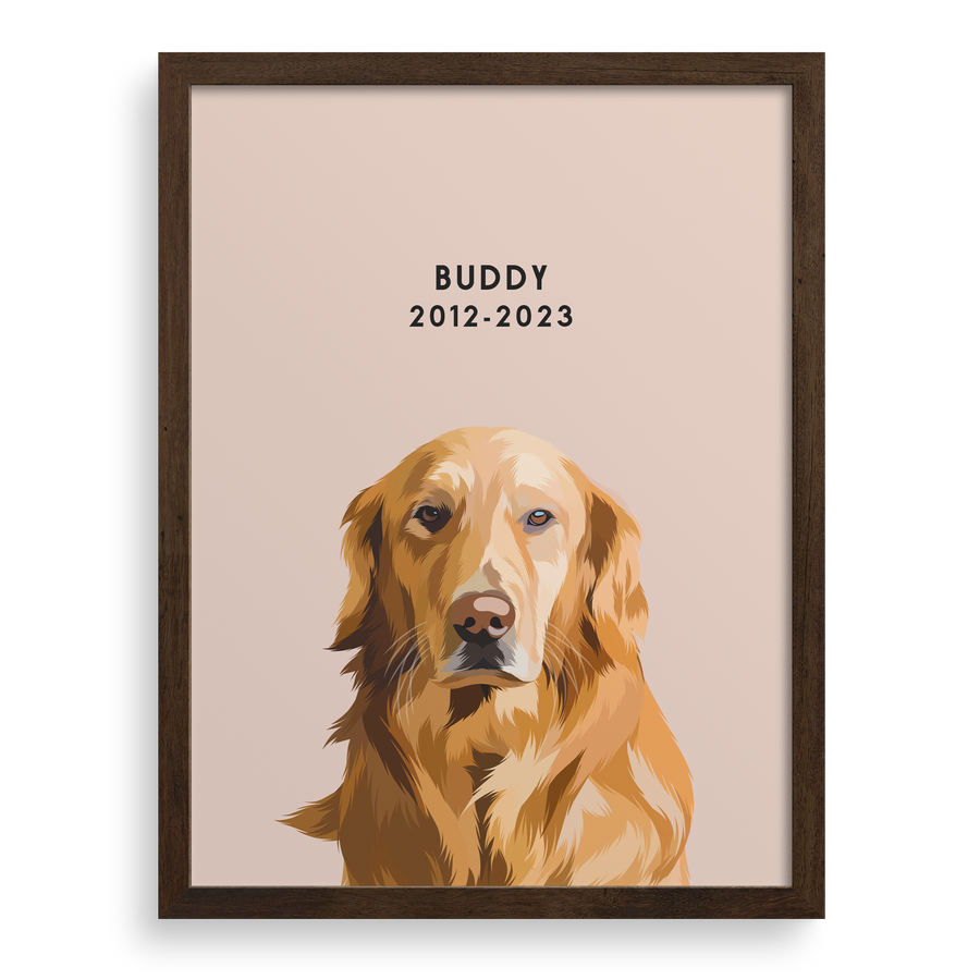 Retrato conmemorativo de mascota