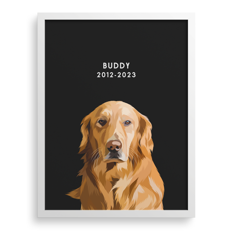 Retrato conmemorativo de mascota