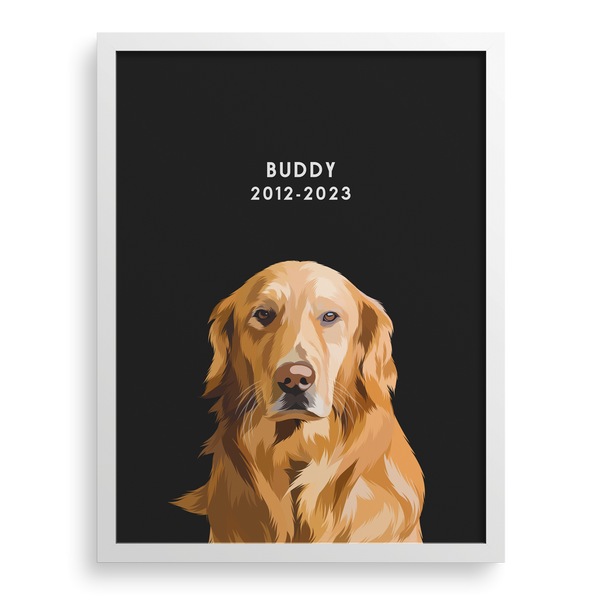 Retrato conmemorativo de mascota