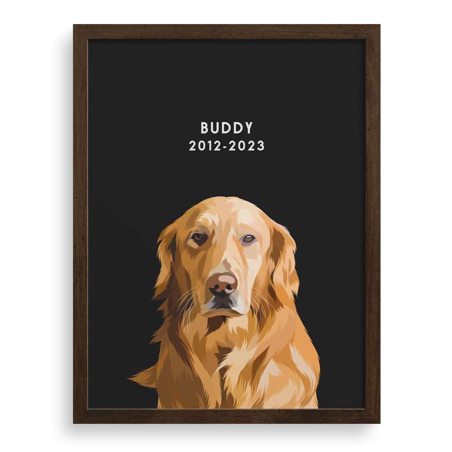 Retrato conmemorativo de mascota