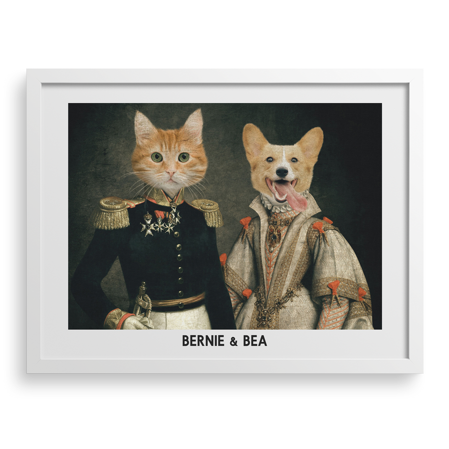 Retrato personalizado del duque y la duquesa