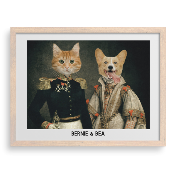 Retrato personalizado del duque y la duquesa