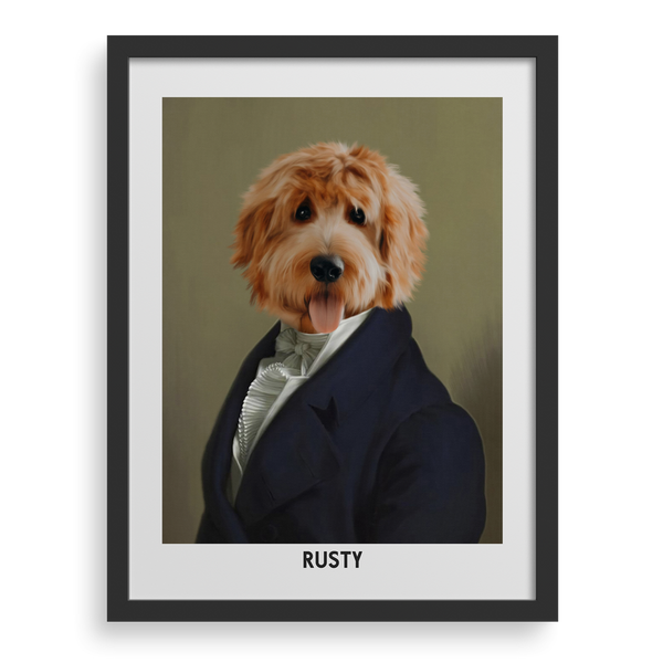 Retrato personalizado de un caballero digno