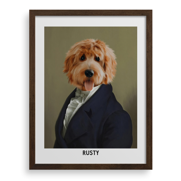 Retrato personalizado de un caballero digno