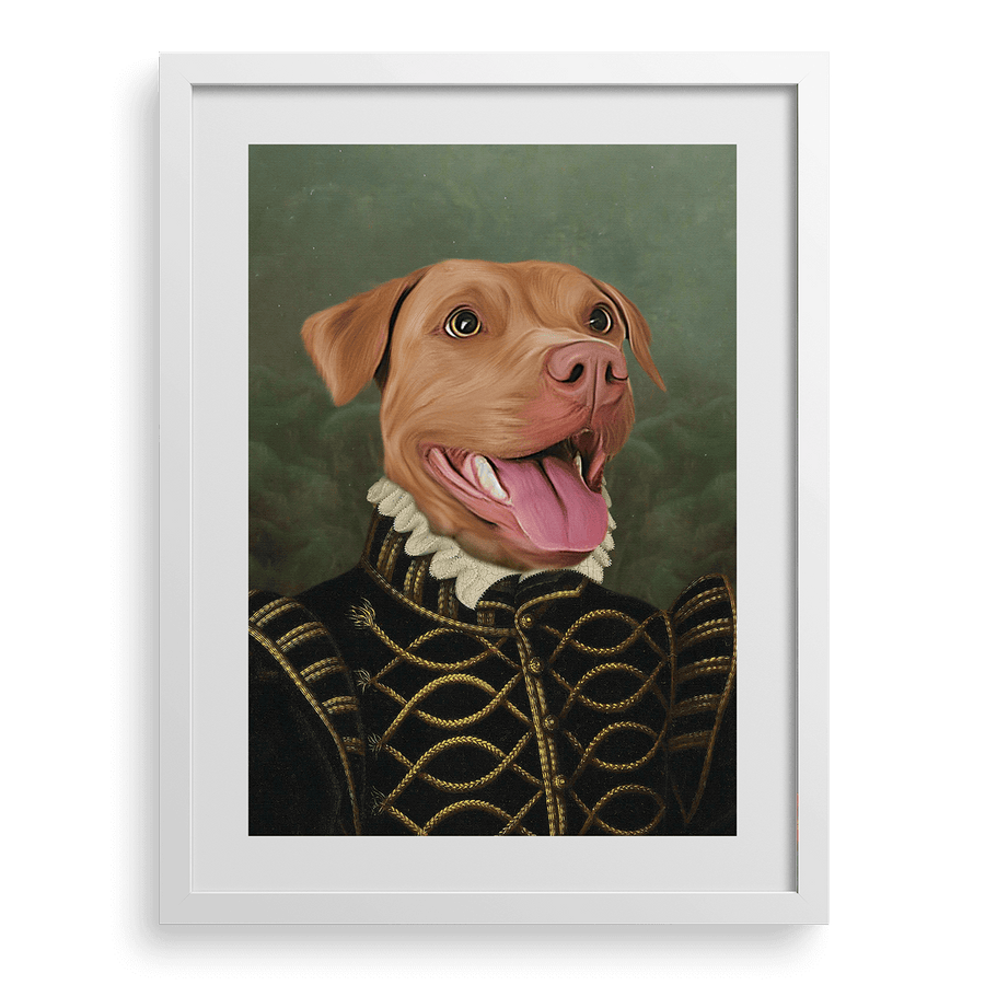 Retrato personalizado de la mascota de la Baronesa