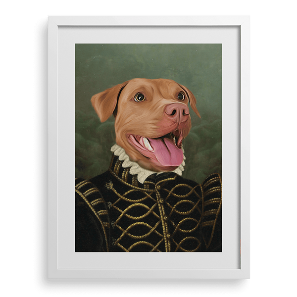 Retrato personalizado de la mascota de la Baronesa