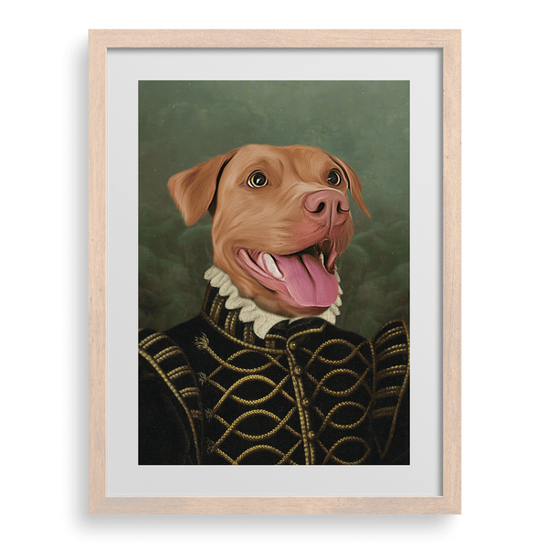Retrato personalizado de la mascota de la Baronesa