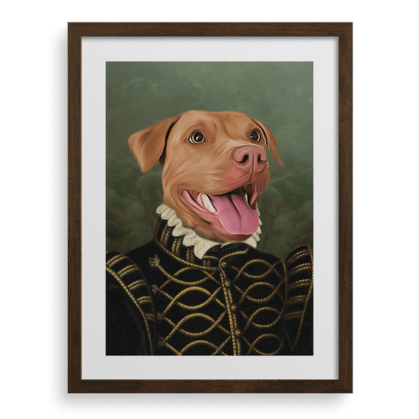 Retrato personalizado de la mascota de la Baronesa