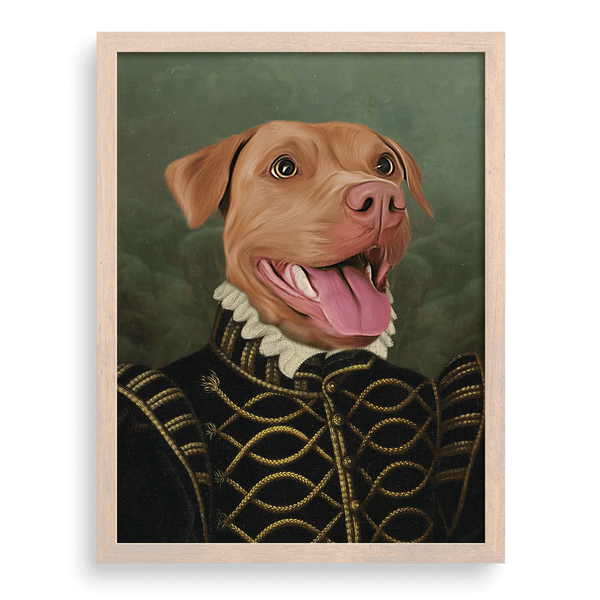 Retrato personalizado de la mascota de la Baronesa