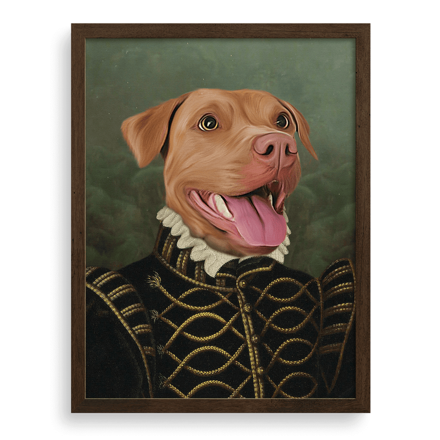 Retrato personalizado de la mascota de la Baronesa
