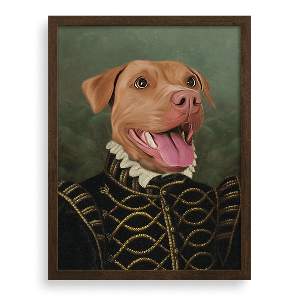 Retrato personalizado de la mascota de la Baronesa