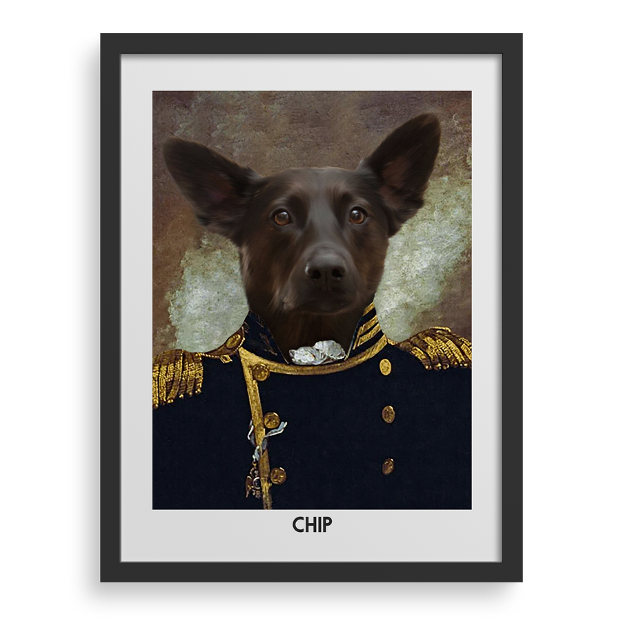 Retrato de mascota personalizado Grand Elegance