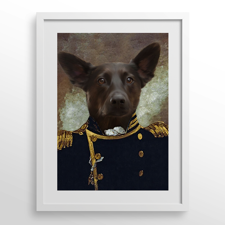 Retrato de mascota personalizado Grand Elegance