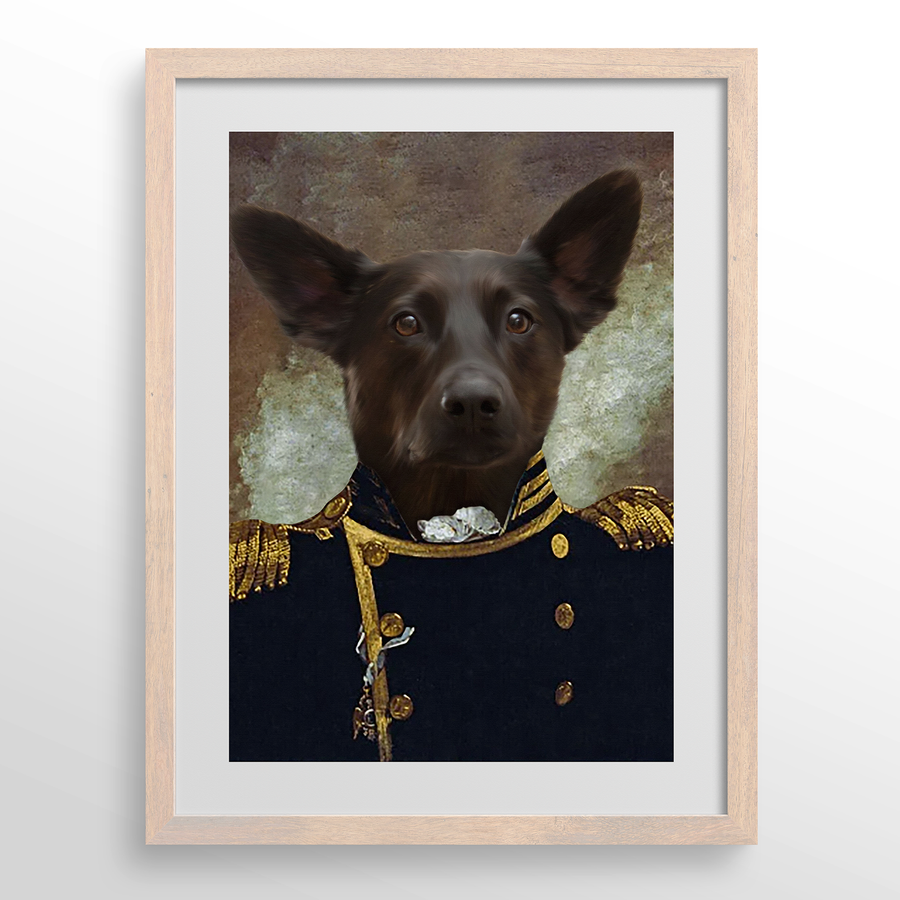 Retrato de mascota personalizado Grand Elegance