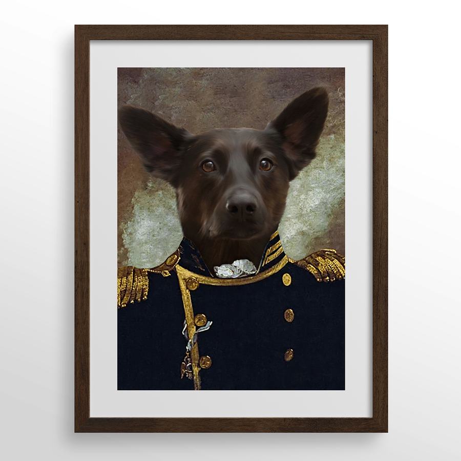 Retrato de mascota personalizado Grand Elegance
