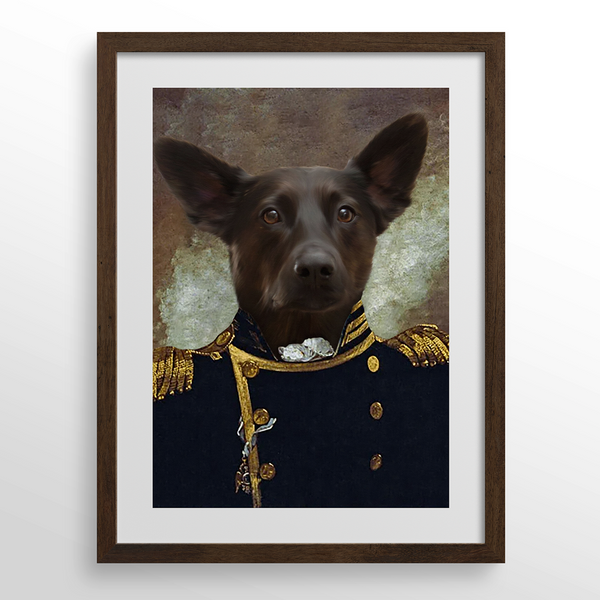 Retrato de mascota personalizado Grand Elegance