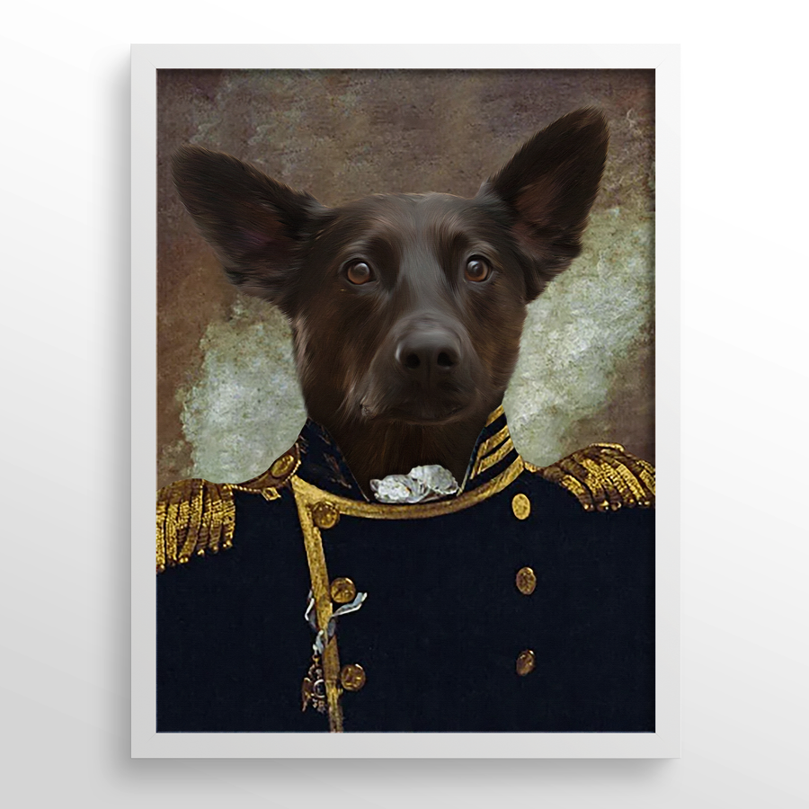 Retrato de mascota personalizado Grand Elegance