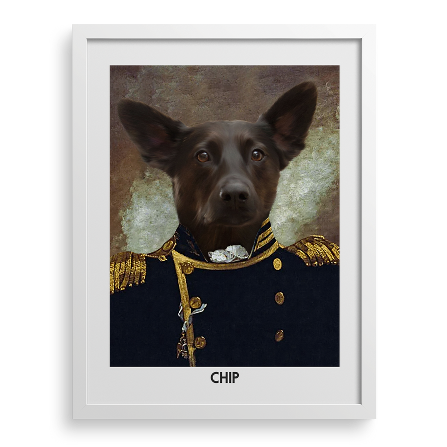 Retrato de mascota personalizado Grand Elegance