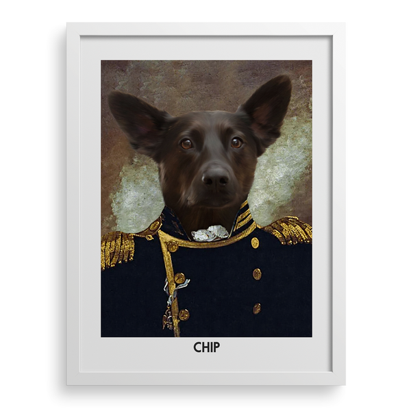 Retrato de mascota personalizado Grand Elegance