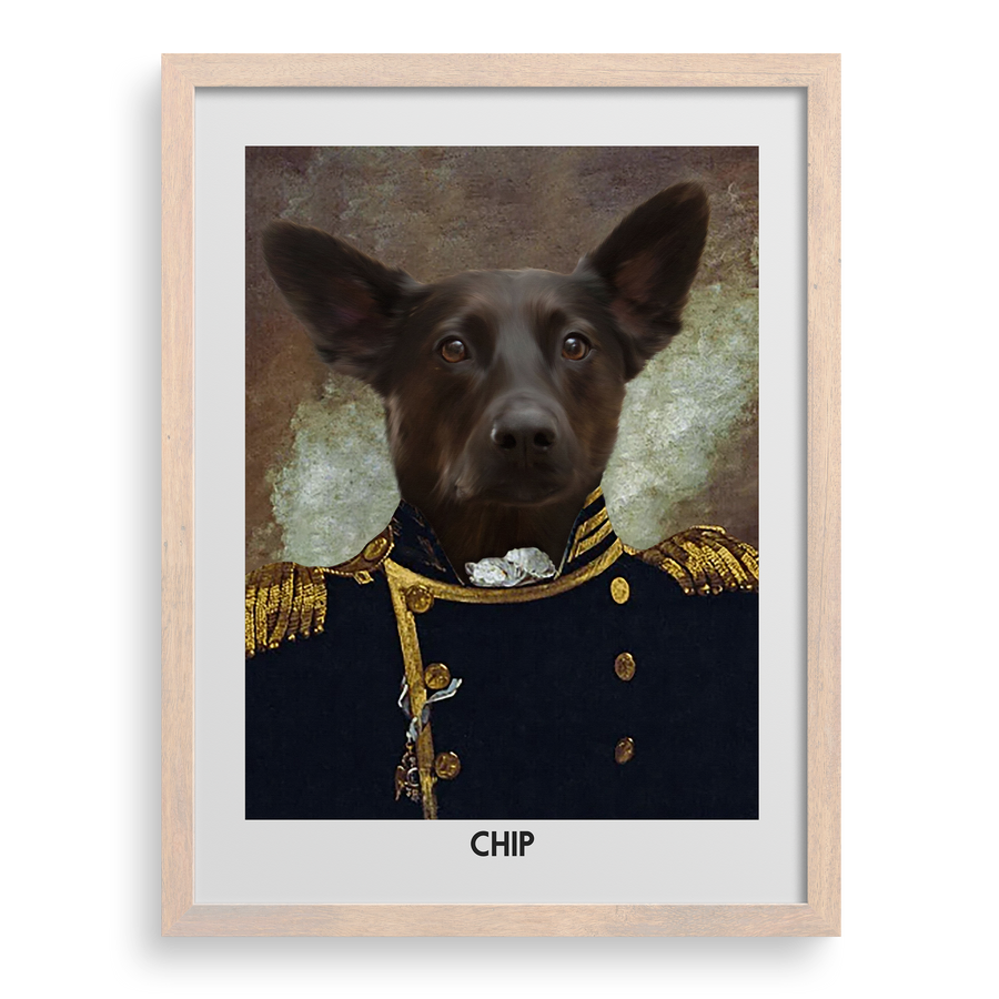 Retrato de mascota personalizado Grand Elegance