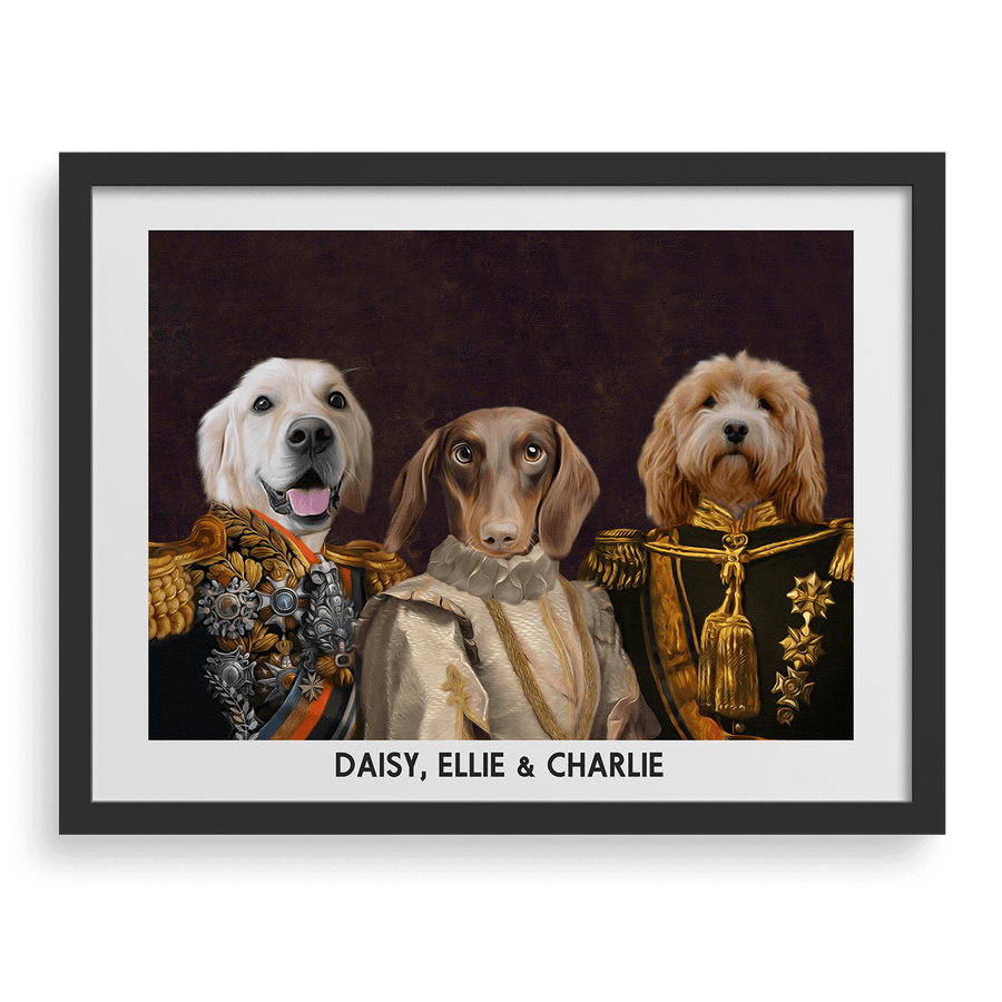 Retrato de un señor y una dama decorados (Royal)