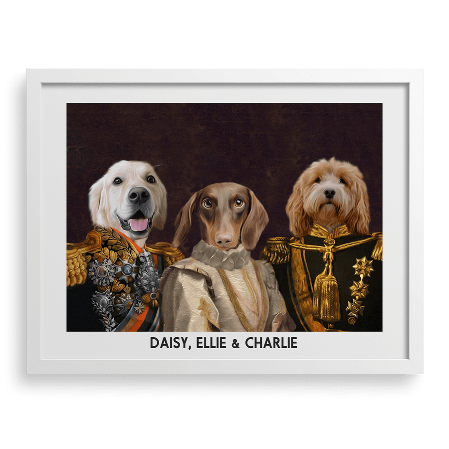 Retrato de un señor y una dama decorados (Royal)