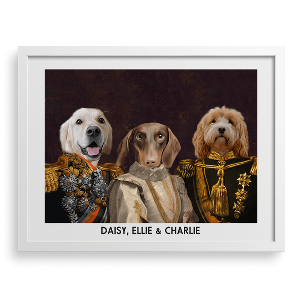 Retrato de un señor y una dama decorados (Royal)